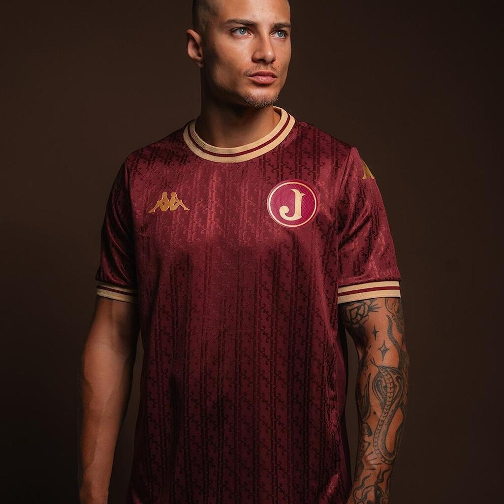 Camisa Kappa Juventus da Mooca I 2024 Centenário Grená