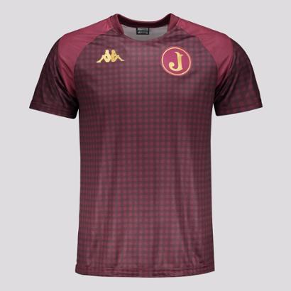 Camisa Kappa Juventus Supporter Plaid Vinho - Vermelho | Netshoes