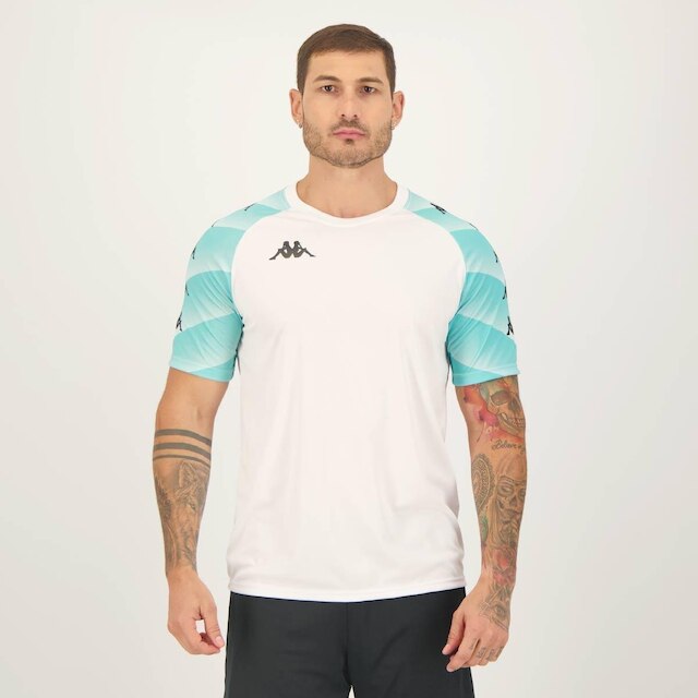 Camisa Kappa Raglany Branca