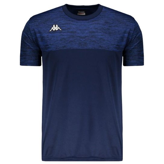 Camisa Kappa Rosso Masculina - Azul Menor preço em Camisa Kappa Rosso Masculina - Azul