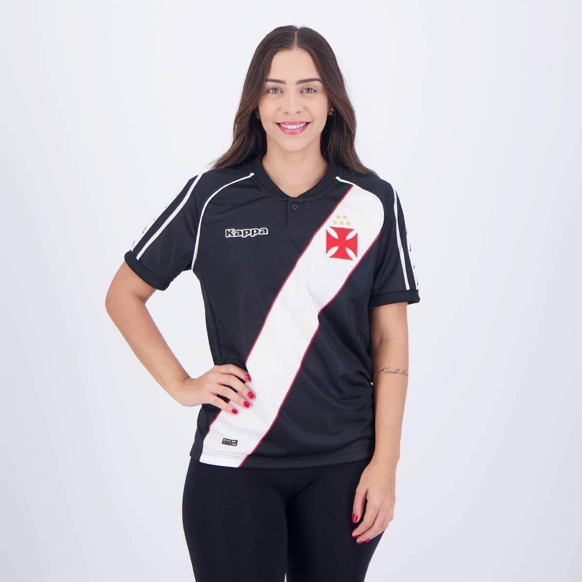 Camisa Kappa Vasco I Retrô 1998 Feminina