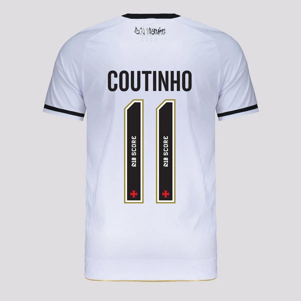 Camisa Kappa Vasco II 2025 11 Coutinho