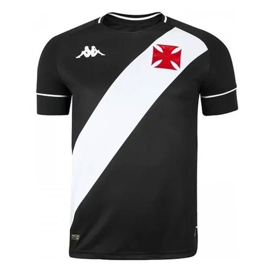 Camisa Kappa Vasco Oficial II 2020 Masculina - Preto+Branco é ruim? Camisa Kappa Vasco Oficial II 2020 Masculina - Preto+Branco é boa?
