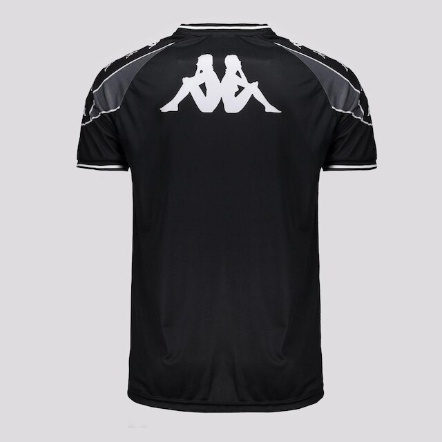 Camisa Kappa Vasco Supporter 2023 Preta