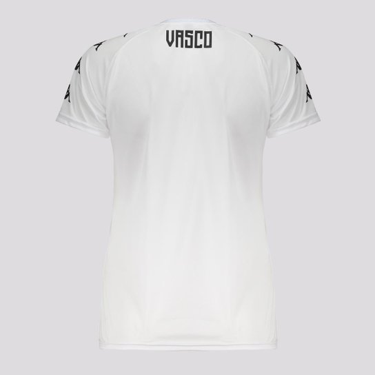 Camisa Kappa Vasco Supporter Element Feminina Branca