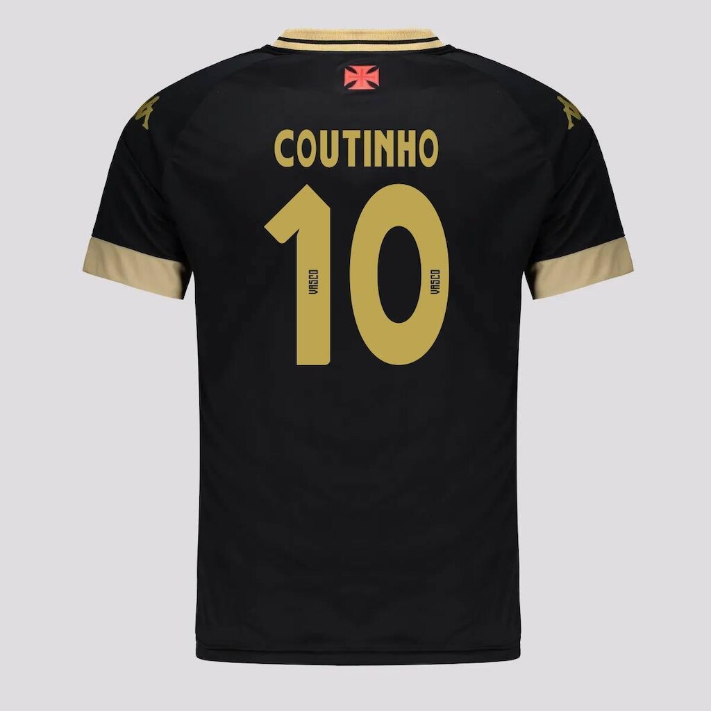 Camisa Kappa Vasco Supporter UP  e  10 Coutinho