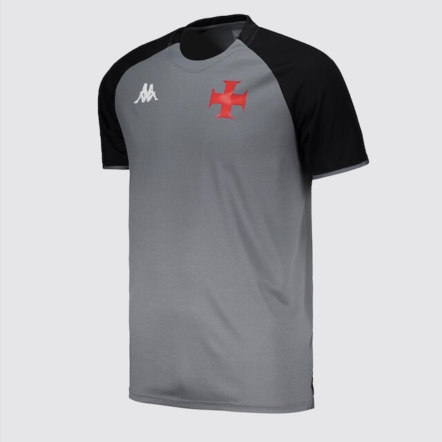 Camisa Kappa Vasco Treino 2025 Atleta Juvenil