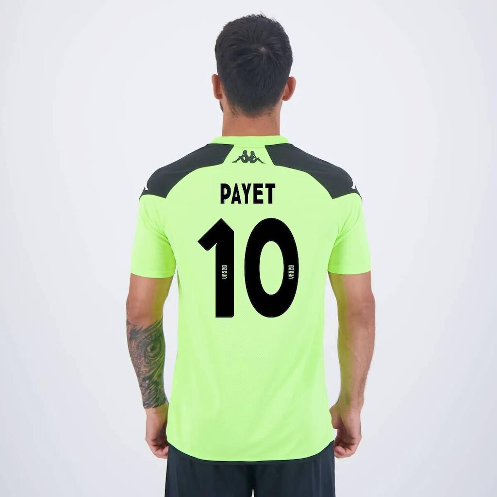 Camisa Kappa Vasco Treino Atleta 2024 10 Payet