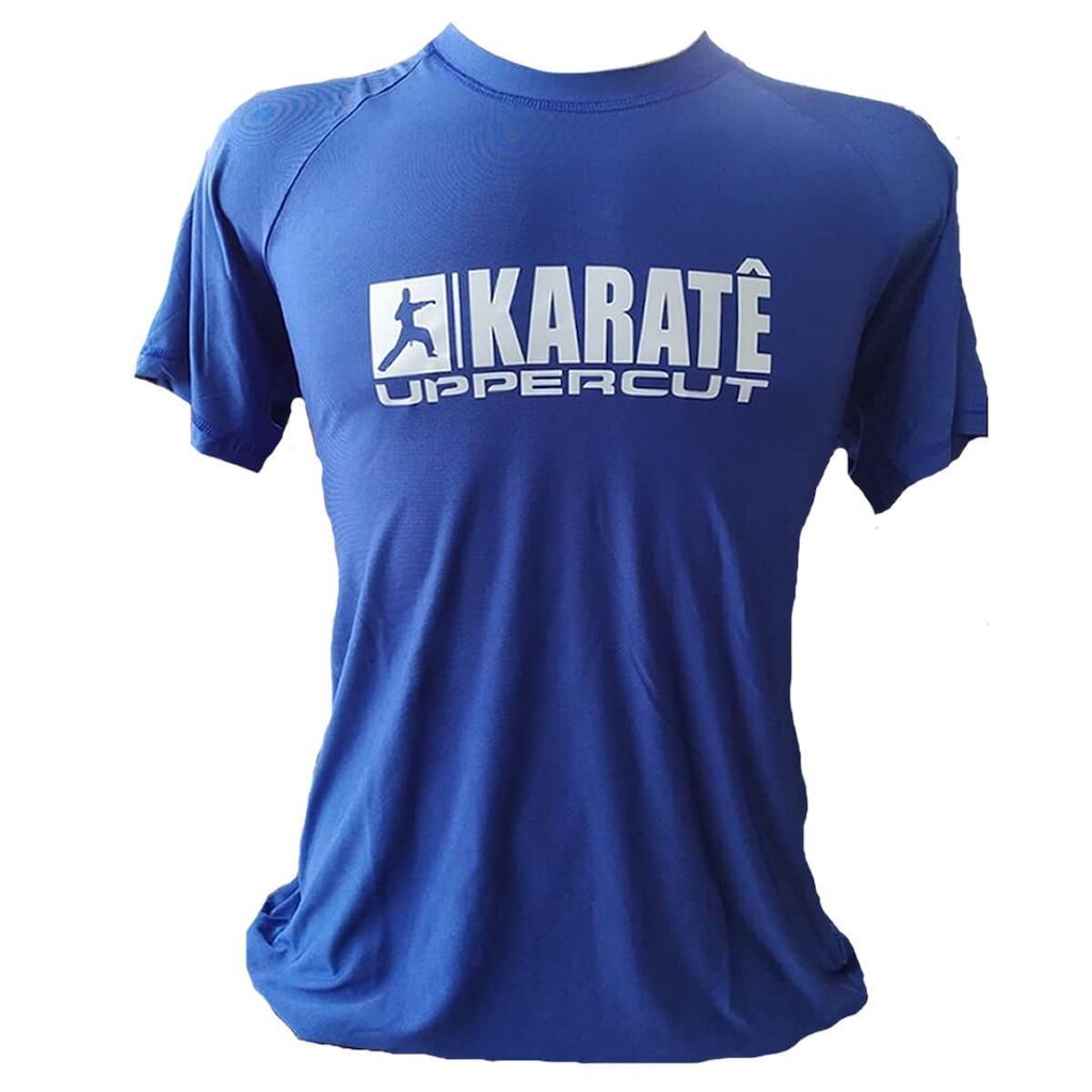 Camisa Karate HZT Treino - Dry Tech UV50+ Azul