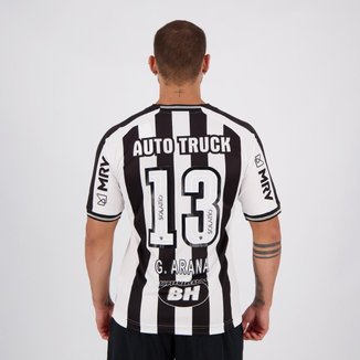 Camisa Le Coq Sportif Atlético Mineiro I 2020 N°13 G. Arana com Patrocínio Masculina