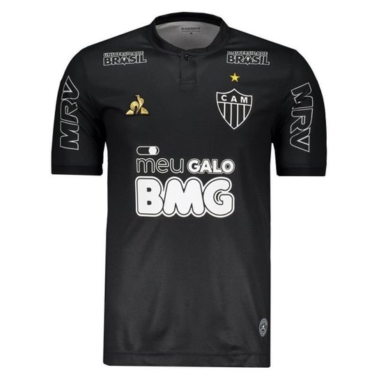 Camisa Le Coq Sportif Atlético Mineiro III 2019 - Preto Menor preço em Camisa Le Coq Sportif Atlético Mineiro III 2019 - Preto