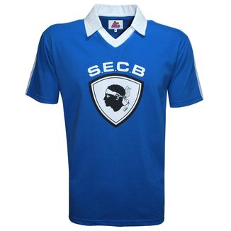 Camisa Liga Retrô Bastia 1978 Azul