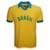 Camisa Liga Retrô Brasil Polo Estrela Masculina - Amarelo+Verde