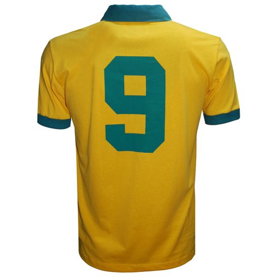 Camisa Liga Retrô Brasil Polo Estrela Masculina