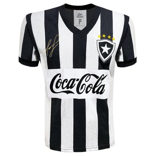 Camisa Liga Retrô  Maurício Botafogo 1989 Cola 4G