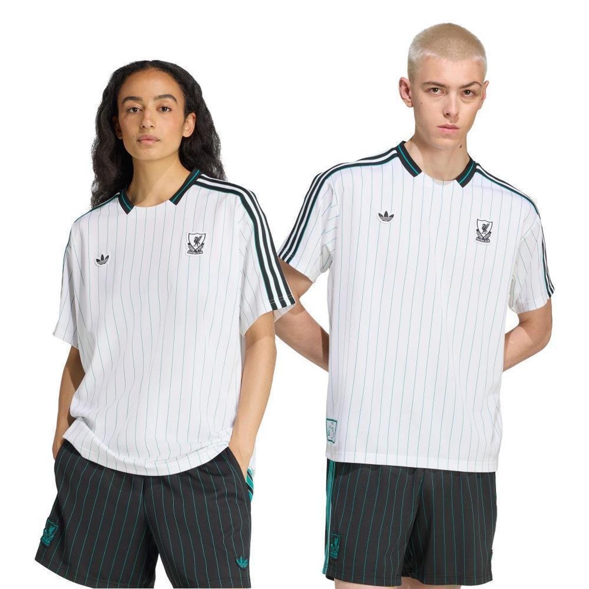 Camisa Liverpool Adidas - Branco+Verde | Netshoes