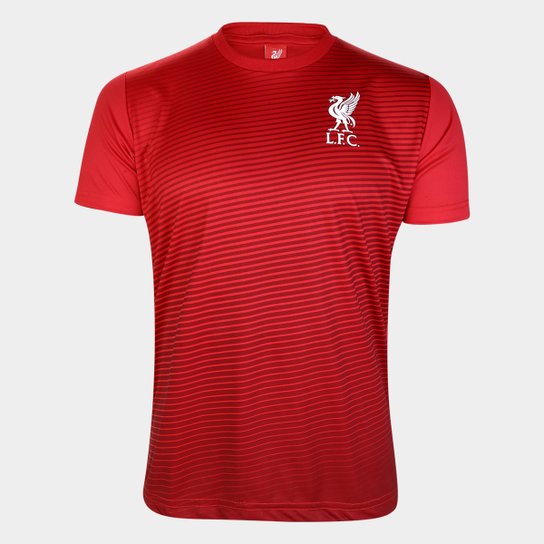 Camisa Liverpool Antony Masculina - Vermelho Menor preço em Camisa Liverpool Antony Masculina - Vermelho