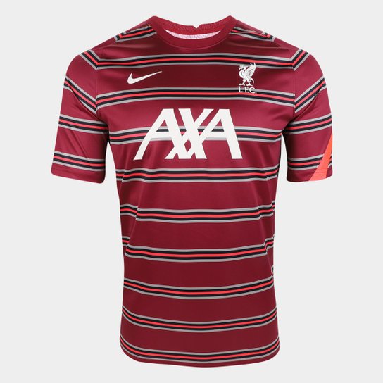 Camisa Liverpool Pré-Jogo 21/22 Nike Masculina - Bordô é ruim? Camisa Liverpool Pré-Jogo 21/22 Nike Masculina - Bordô é boa?