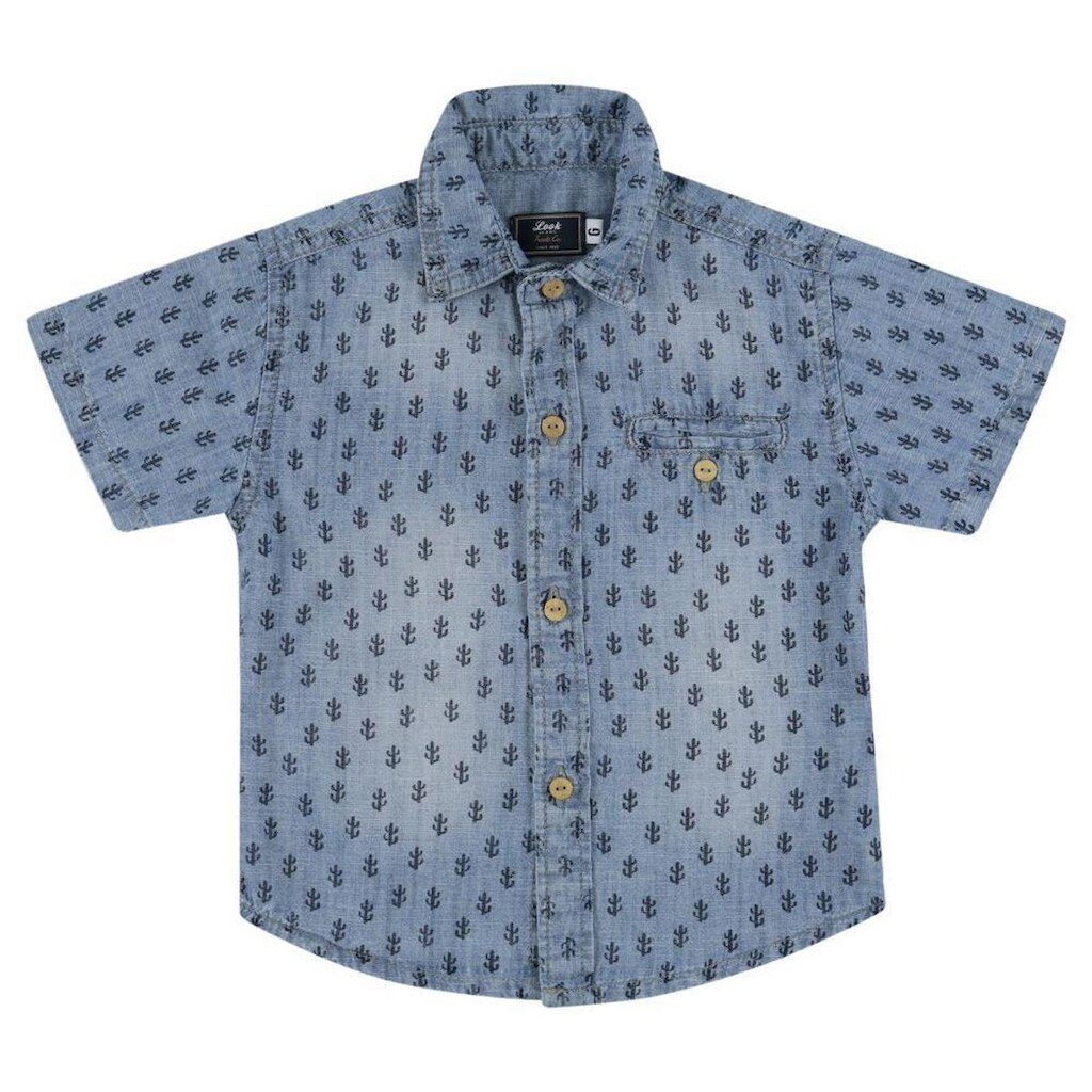 Camisa Look Jeans Cactos Jeans - GG - UNICA