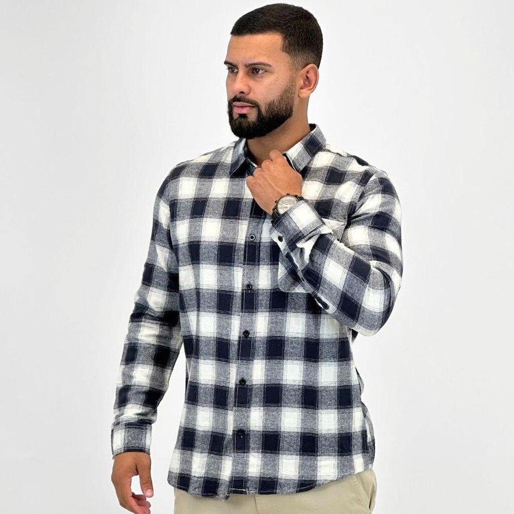 Camisa Malwee Xadrez Masculina