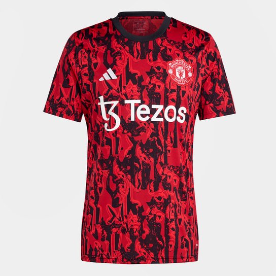 Camisa Manchester 23/24 s/n° Pré Jogo Adidas Masculina - Vermelho é ruim? Camisa Manchester 23/24 s/n° Pré Jogo Adidas Masculina - Vermelho é boa?