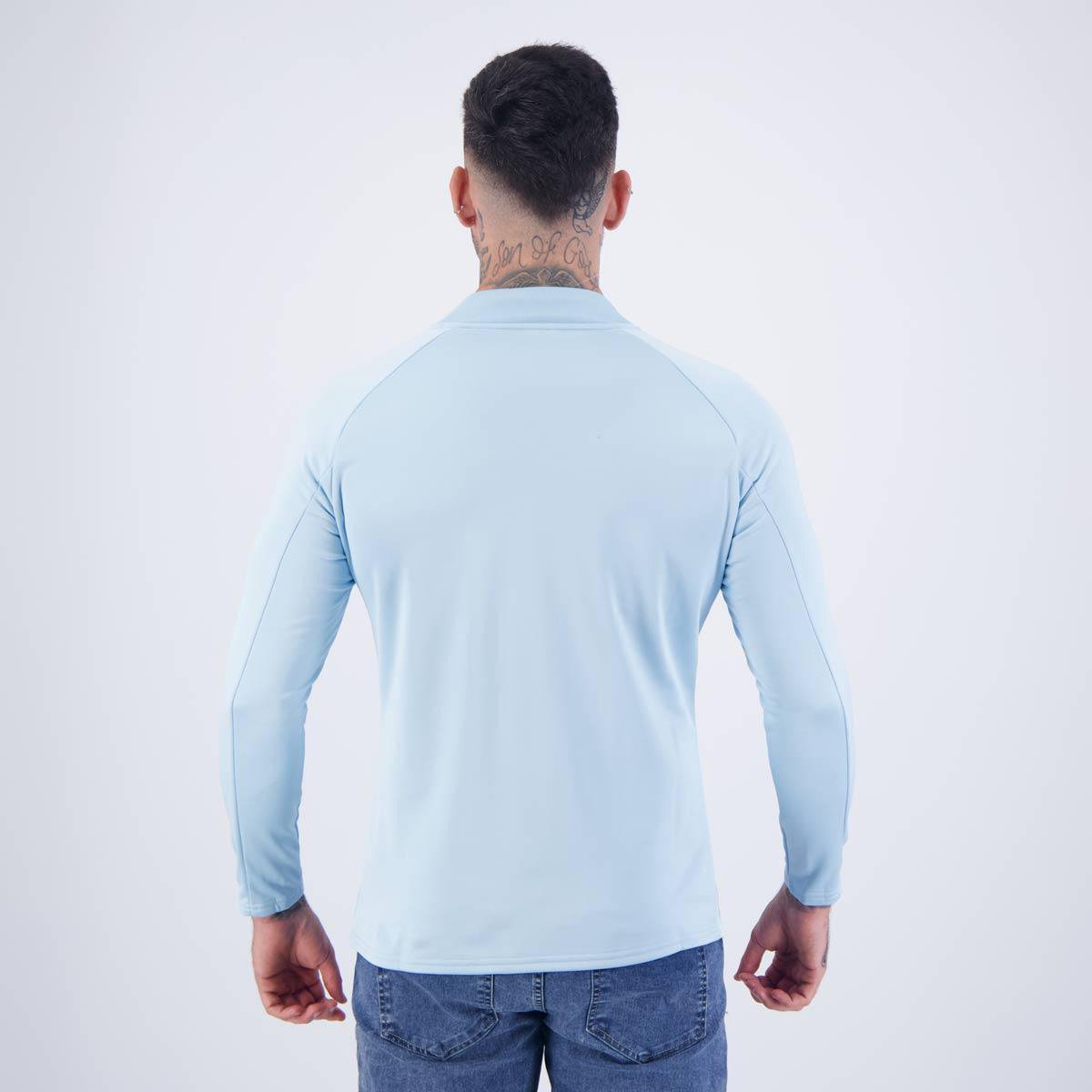 Camisa Manchester City 24/25 Pré-Jogo Puma Manga Longa Masculina - 1