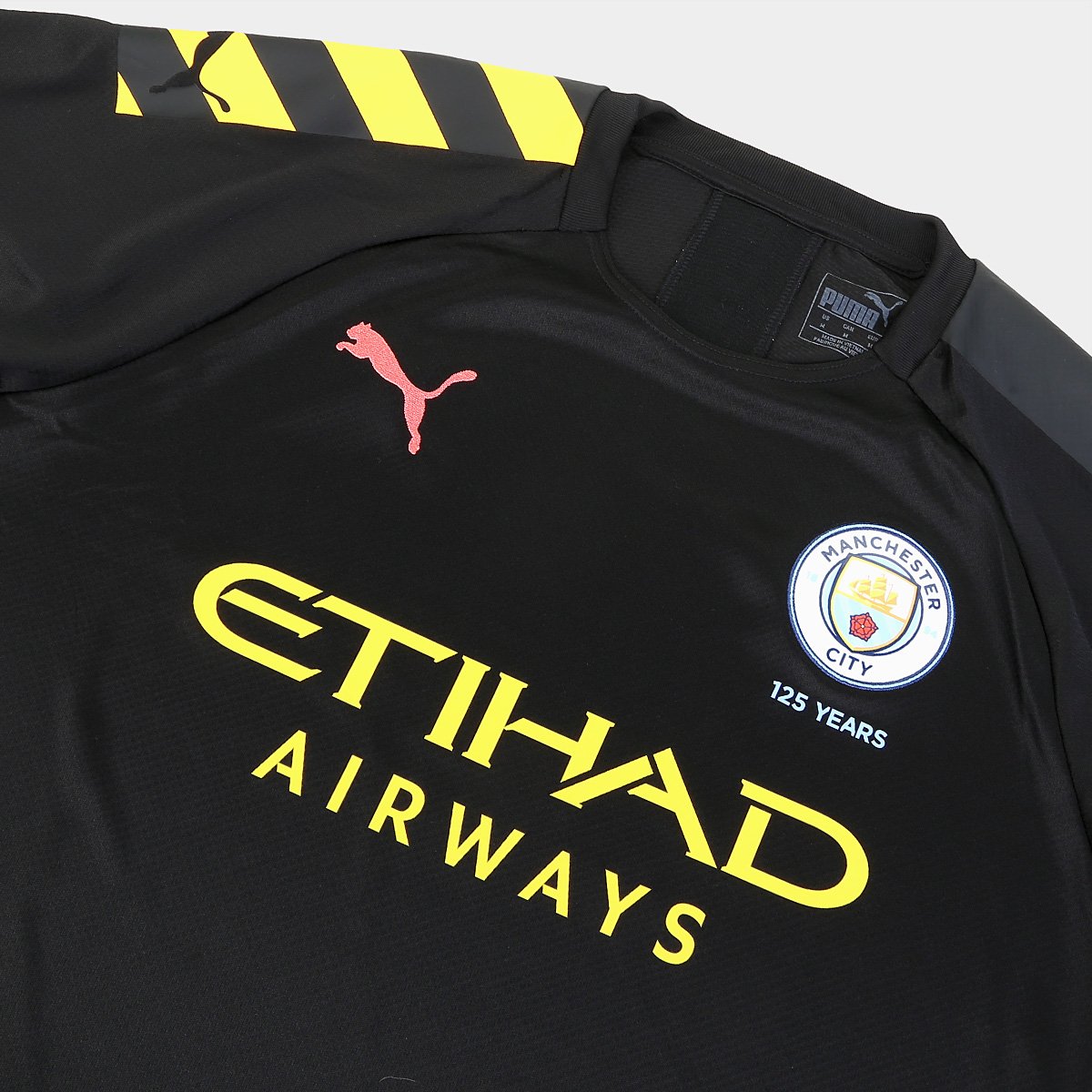 Camisa Manchester City Away 19 20 S N Torcedor Puma Preto E Laranja Netshoes