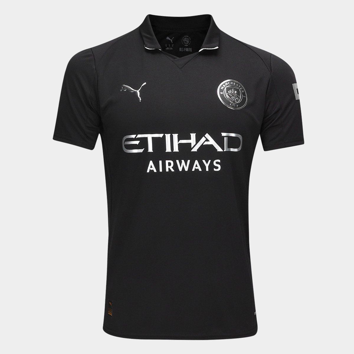 Camisa Manchester City Away 25/26 s/n Torcedor Puma Masculina Menor preço em Camisa Manchester City Away 25/26 s/n Torcedor Puma Masculina