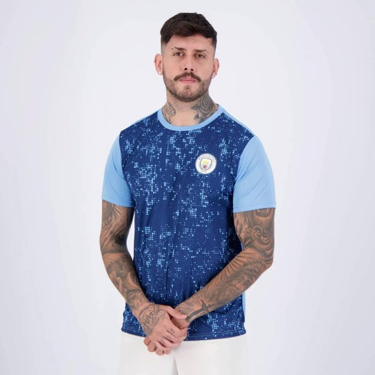 Camisa Manchester City Haaland 9 Escudo Marinho