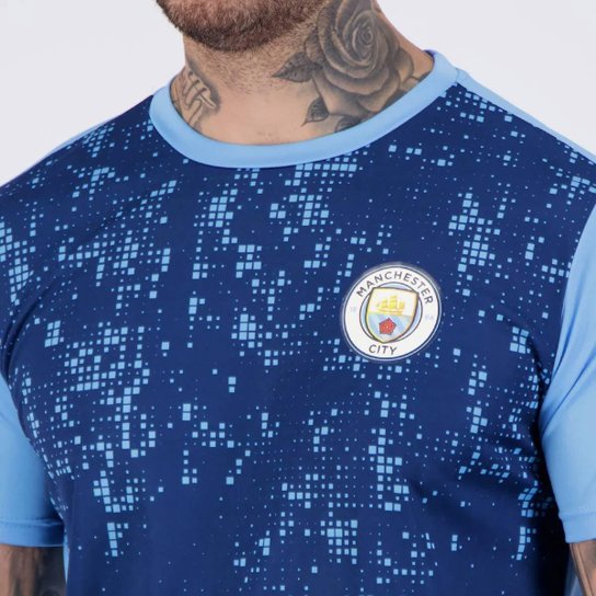 Camisa Manchester City Haaland 9 Escudo Marinho