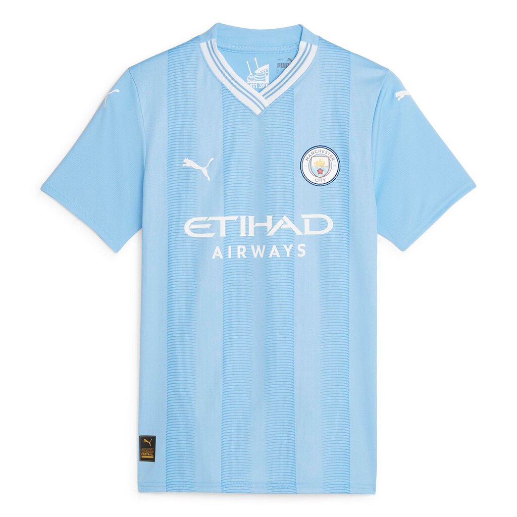 Camisa Manchester City Home 23/24 s/n° Torcedor Puma Feminina