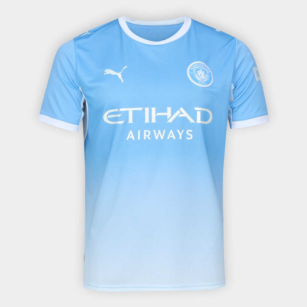 Camisa Manchester City Home 26/27 s/n Torcedor Puma Masculina