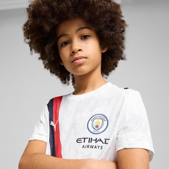 Camisa Manchester City Infantil Puma Torcedor x Kidsuper