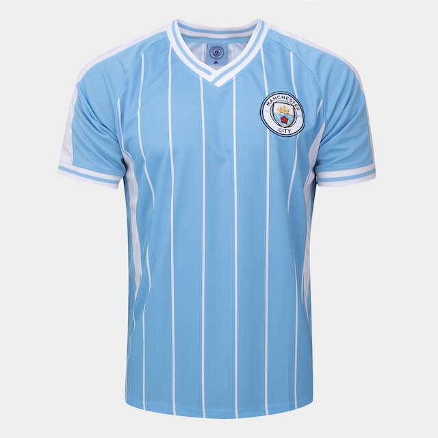 Camisa Manchester City Inserts Masculina - Azul Claro+Branco é ruim? Camisa Manchester City Inserts Masculina - Azul Claro+Branco é boa?