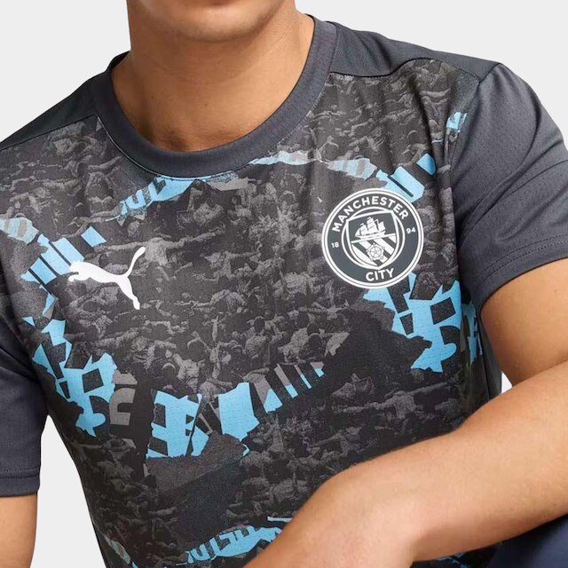 Camisa Manchester City Pré Jogo 24/25 s/nº Puma Masculina