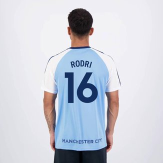Camisa Manchester City Rodri 16 Ultimato Azul