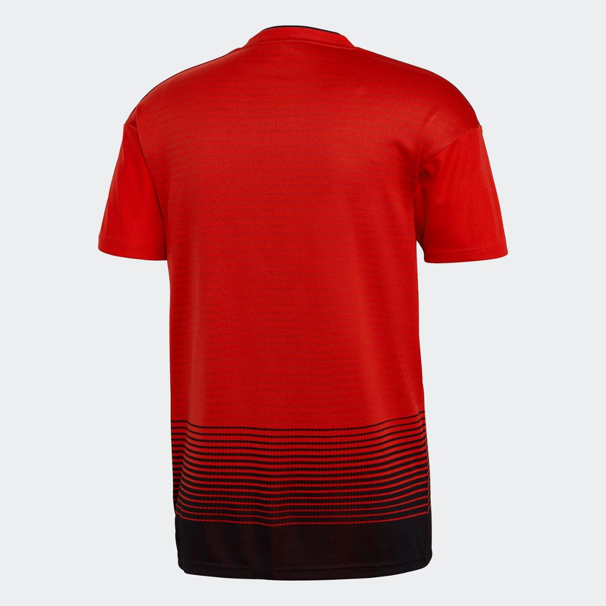 Camisa Manchester United 1 Adidas - Vermelho+Preto | Netshoes