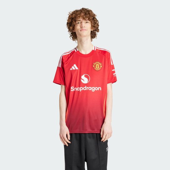 Camisa Manchester United I 24/25 Adidas Masculina