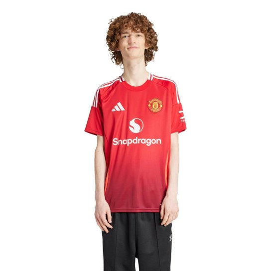 Camisa Manchester United I 24/25 Adidas Masculina
