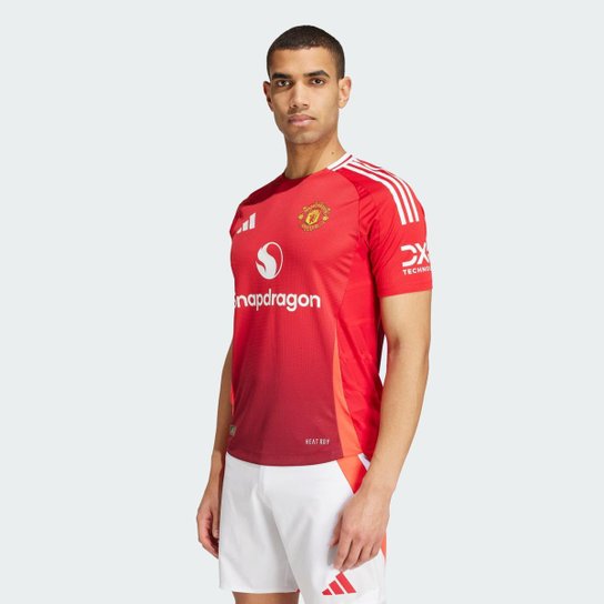 Camisa Manchester United I 24/25 Authentic Adidas Masculina