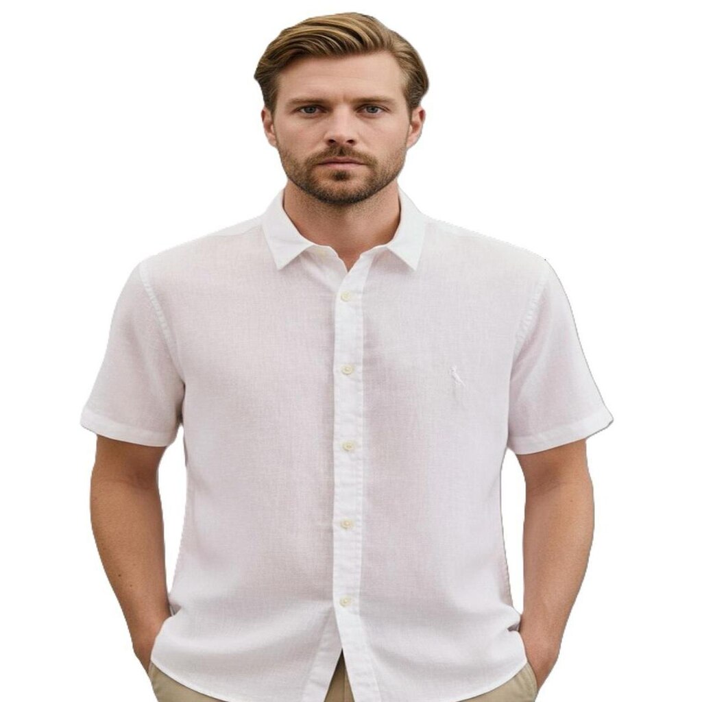 Camisa Manga Curta Linho Pienza Reserva