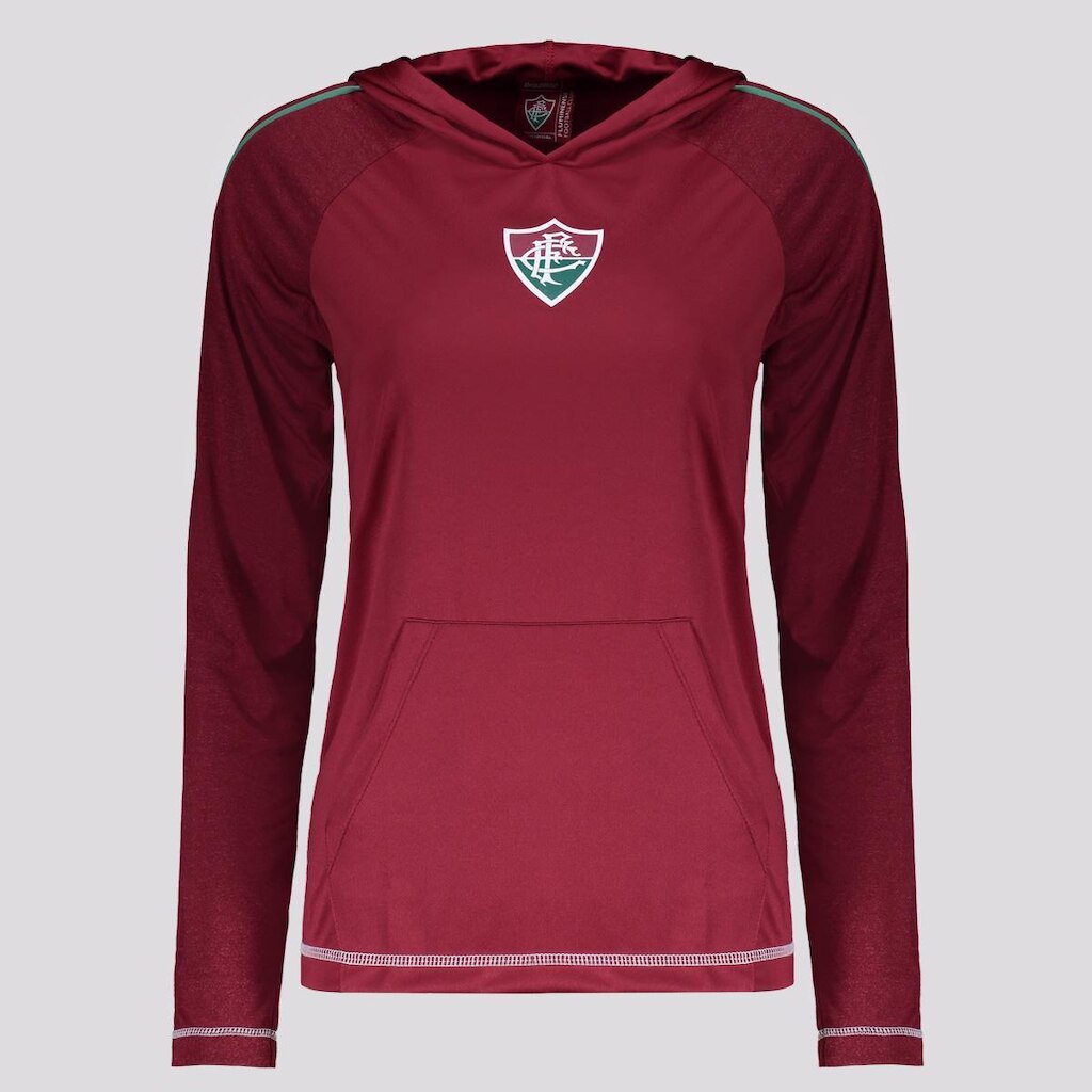 Camisa Manga Longa Fluminense Laçado Feminina