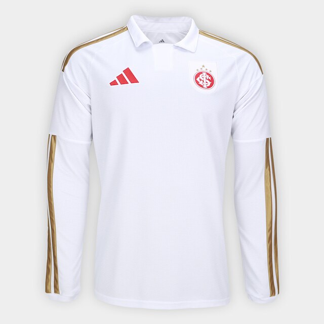 Camisa Manga Longa Internacional II 26/27 s/n Torcedor Adidas Masculina - Branco