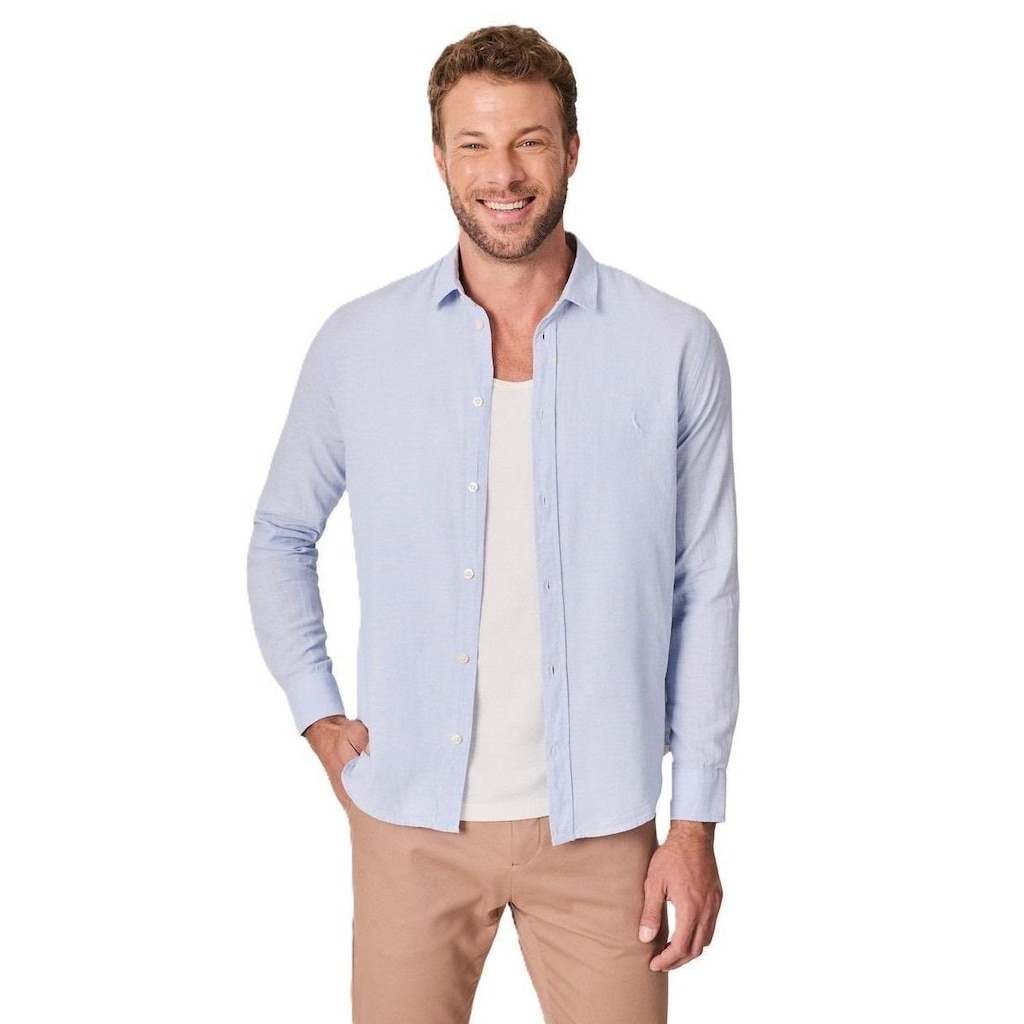 Camisa Manga Longa Linho Pienza Reserva