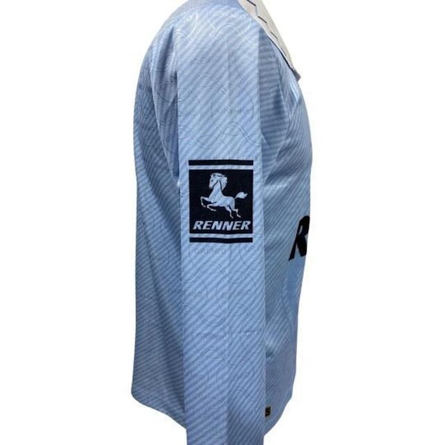 Camisa Manga Longa Masculina Retrô Grêmio Celest 1995 Renner
