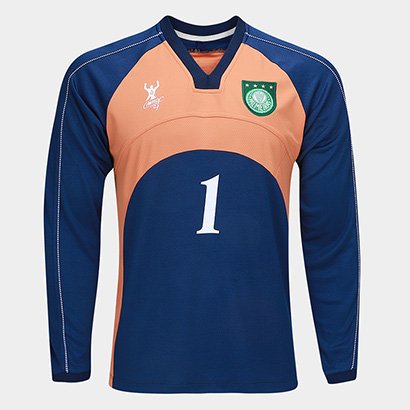 Camisa Manga Longa Palmeiras Goleiro Retrô 2000 Masculina - Masculino