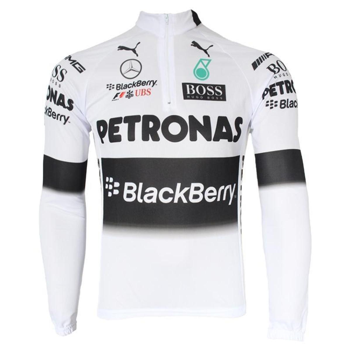 camisa ciclismo manga longa netshoes