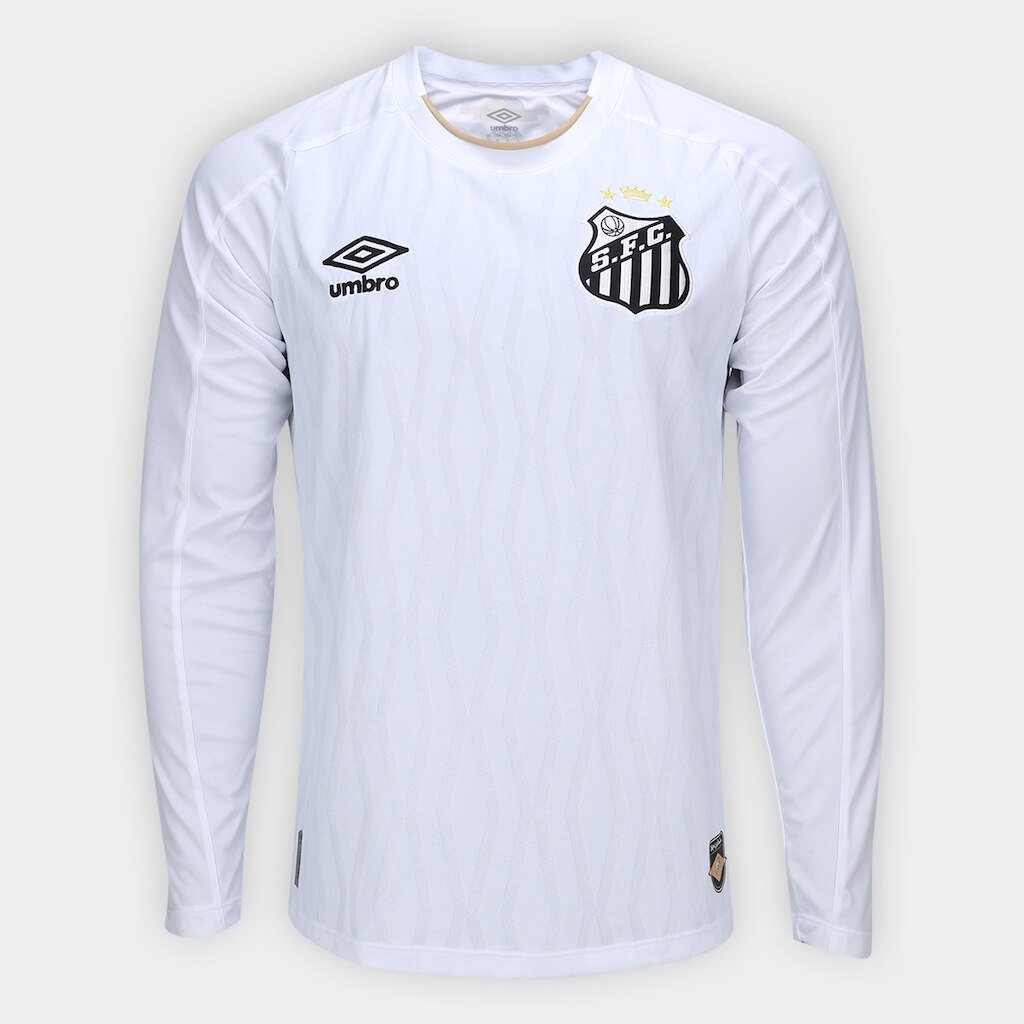 Camisa Manga Longa Santos I 26/27 s/n Torcedor Umbro Masculina