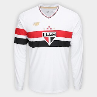 Camisa Manga Longa São Paulo I 25/26 s/n New Balance
