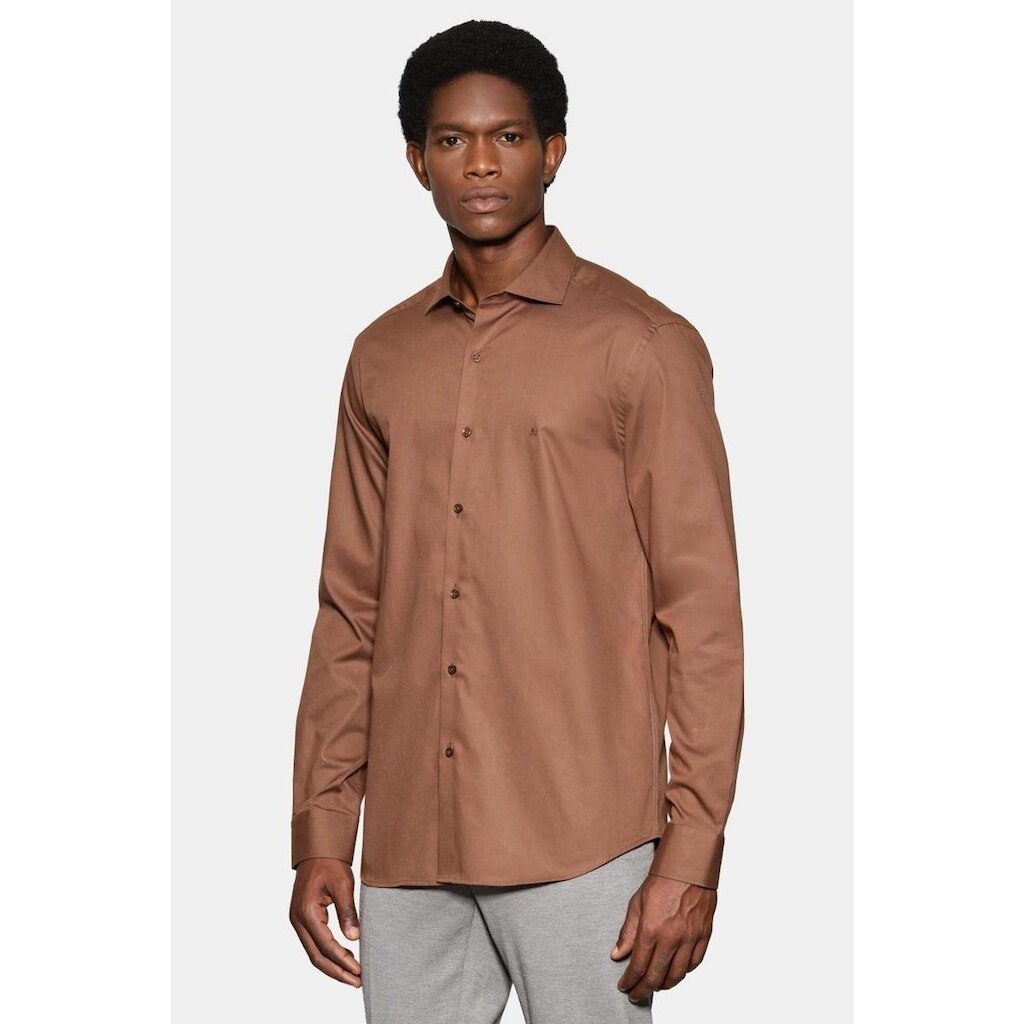 Camisa Manga Longa Slim Damero Aramis